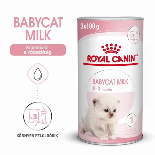 Royal Canin Babycat Milk -  tejpótló tápszer kölyökmacska részére  300 g
