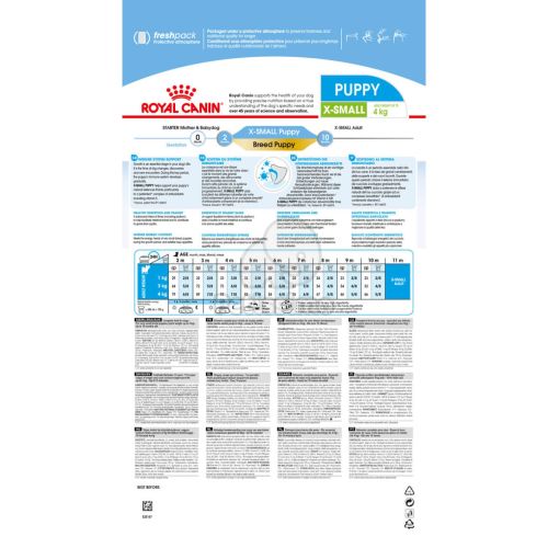 Royal Canin X-Small Puppy - nagyon kistestű kölyök kutya száraz táp  500 g