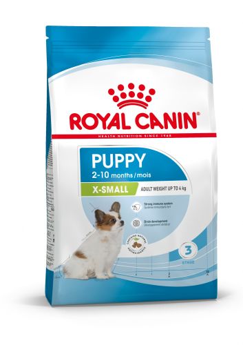 Royal Canin X-Small Puppy - nagyon kistestű kölyök kutya száraz táp  1.5 kg
