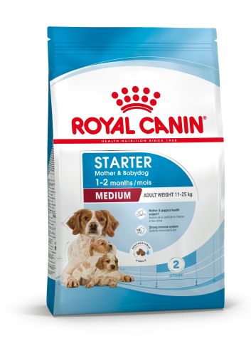 Royal Canin Medium Starter Mother & Babydog - közepes testű kölyök vemhes kutya száraz táp  1 kg