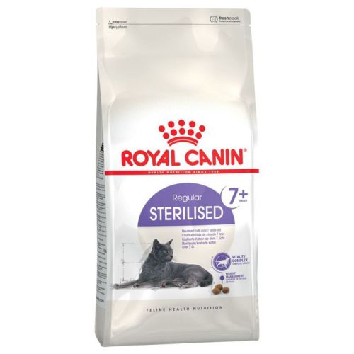 Royal Canin Sterilised 7+ - ivartalanított idősödő macska száraz táp  400 g