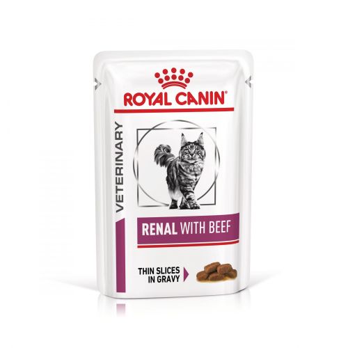 Royal Canin Feline Renal with Beef Wet - Alutasakos  85 g