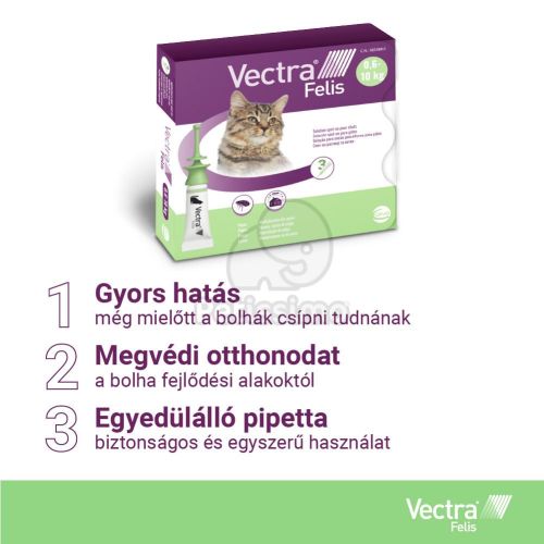 VECTRA FELIS (0,6-10KG)  3 db