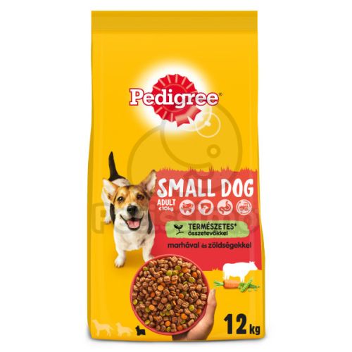Pedigree Mini Adult szárazeledel marhahússal és zöldségekkel  12 kg
