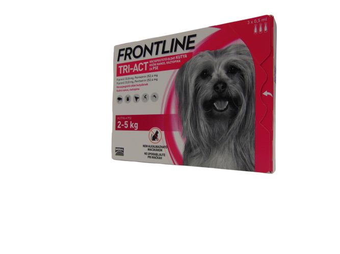 Frontline Tri-Act rácsepegtető kutyáknak XS  3 db