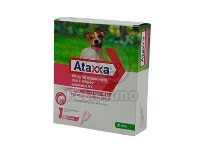 Ataxxa rácsepegtető oldat közepes testű kutyáknak  1 db