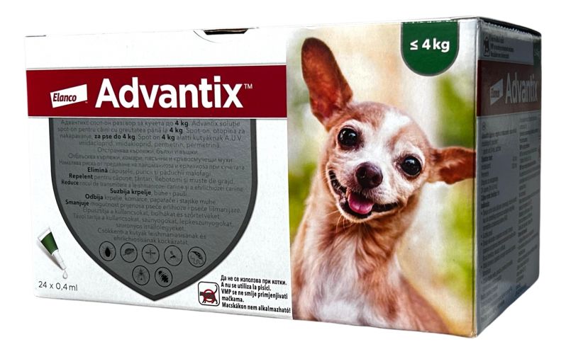ADVANTIX SPOT-ON 0,4ML (4KG-IG)  24 db