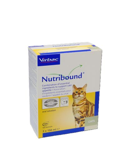 Virbac Nutribound oldat macskáknak 3 x  150 ml