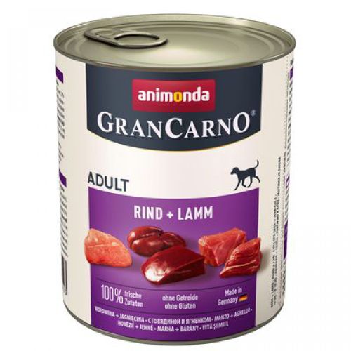 Animonda GranCarno Adult konzerv, marha és bárány  800 g