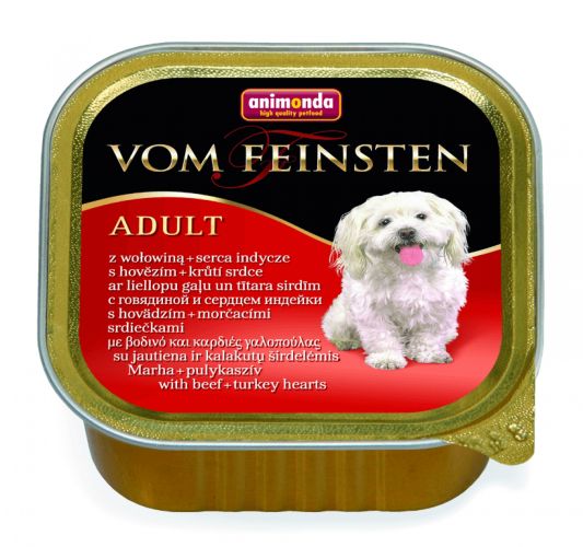 Animonda Vom Feinsten Adult, marha és pulykaszív  150 g