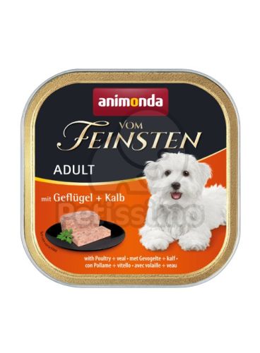 Animonda Vom Feinsten Adult, szárnyas és borjú  150 g