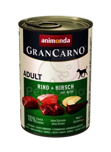 Animonda GranCarno Adult konzerv, marha, szarvas és alma  400 g