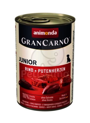 Animonda GranCarno Junior konzerv, marha és pulykaszív  800 g