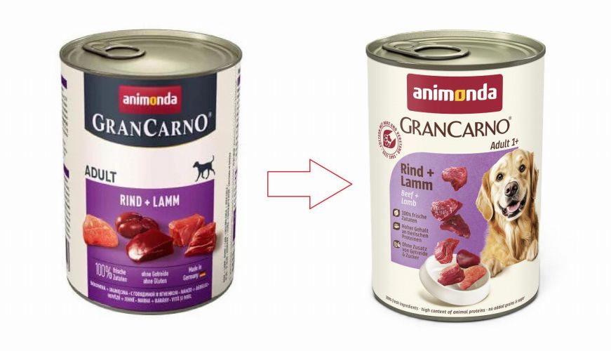 Animonda GranCarno Adult konzerv, marha és bárány  400 g
