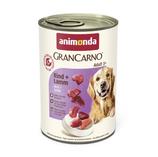 Animonda GranCarno Adult konzerv, marha és bárány  400 g