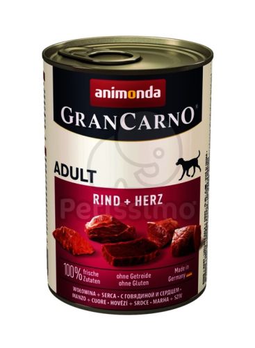 Animonda GranCarno Adult konzerv, marha és szív  400 g