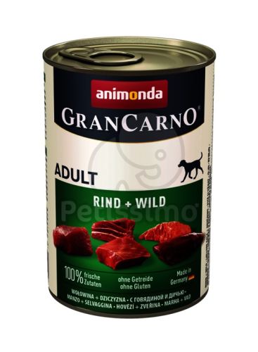 Animonda GranCarno Adult konzerv, marha és vad  800 g