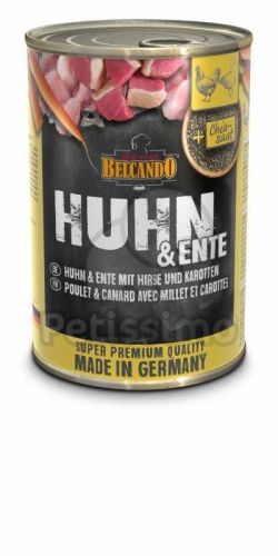 Belcando konzerv csirke és kacsa kölessel, sárgarépával  400 g