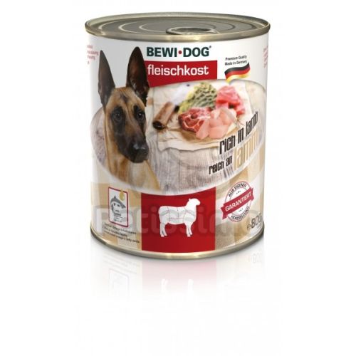 Bewi-Dog konzerv színhús bárányban gazdag  800 g
