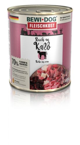 Bewi-Dog konzerv színhús borjúban gazdag  800 g