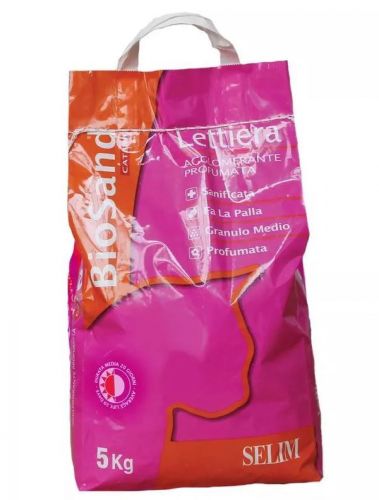 BioSand illatosított, csomósodó macskaalom  5 kg