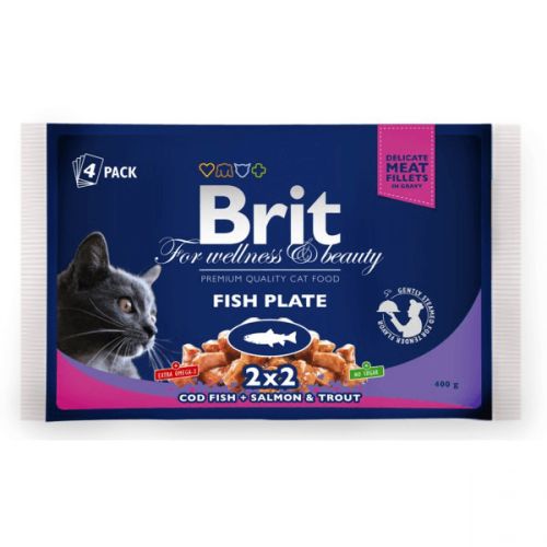 Brit Premium Cat halas multipack 4 x  100 g