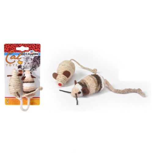 Camon csörgő egerek macskáknak  2 db