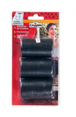 Camon Kutyagumi-gyűjtő zacskó  Fekete 