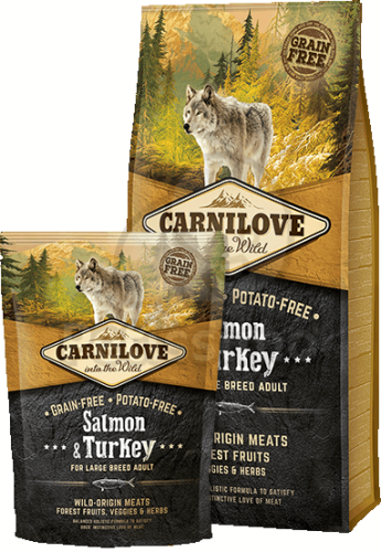 CarniLove Adult Large Salmon & Turkey  12 kg