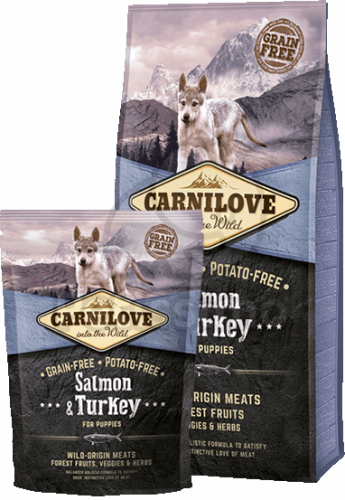 CarniLove Puppy Salmon & Turkey  12 kg