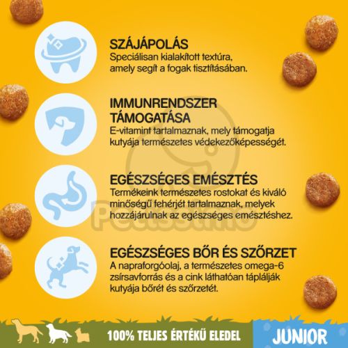 Pedigree Junior szárazeledel csirkehússal és rizzsel  15 kg