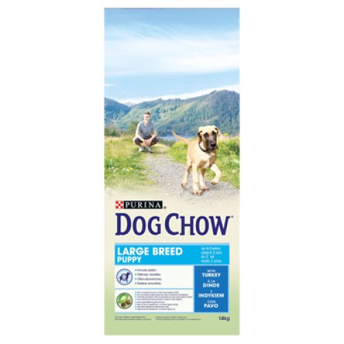 Dog Chow Puppy Large Breed Turkey  14 kg
