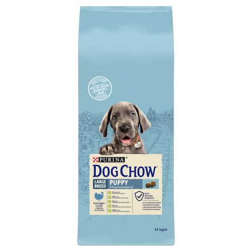 Dog Chow Puppy Large Breed Turkey  14 kg