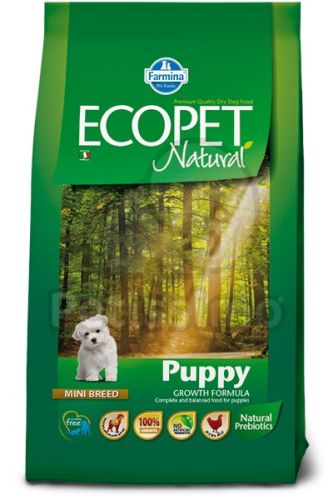 Ecopet Natural Puppy Mini Chicken  2.5 kg