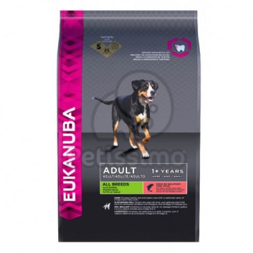 Eukanuba Adult Small & Medium Breed Salmon & Barley  12 kg