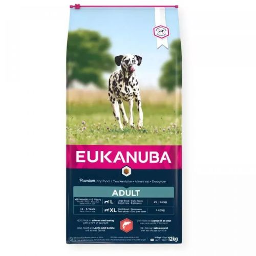 Eukanuba Adult Small & Medium Breed Salmon & Barley  12 kg