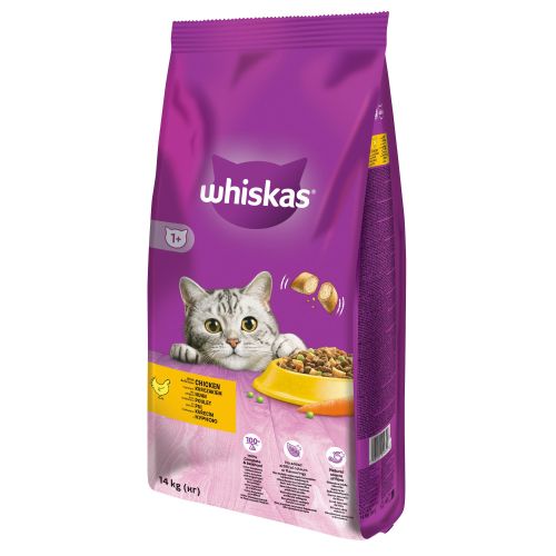 Whiskas szárazeledel csirkével  14 kg
