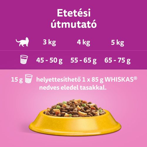 Whiskas szárazeledel csirkével  14 kg