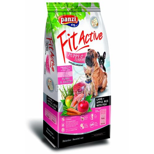 FitActive Puppy & Junior Lamb & Apple, Rice  4 kg