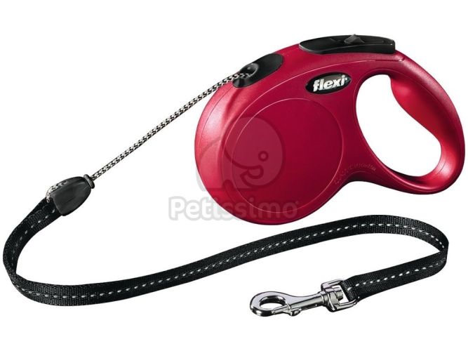 Flexi Classic M kötélpóráz különböző színben, 5 m  Fekete 