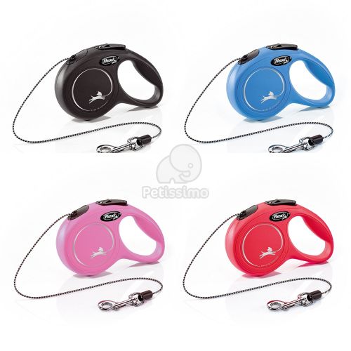 Flexi Classic XS kötélpóráz különböző színben, 3 m  Piros - 3 m