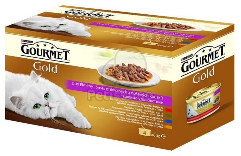 Gourmet Gold Duó élmény multipack 4 x  85 g