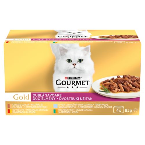 Gourmet Gold Duó élmény multipack 4 x  85 g