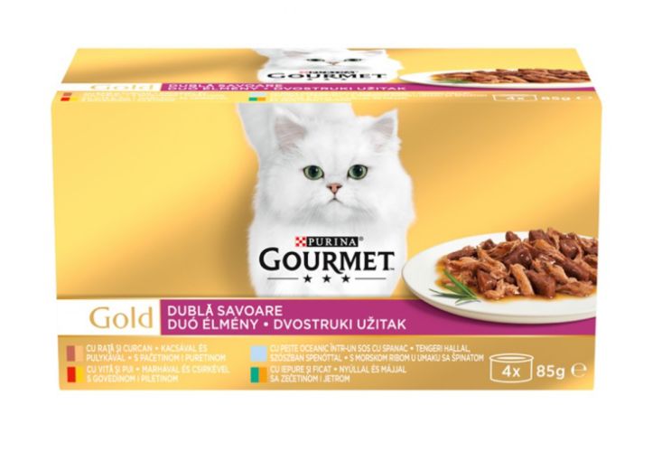 Gourmet Gold Duó élmény multipack 4 x  85 g