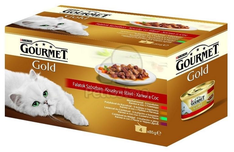 Gourmet Gold Falatok szószban multipack 4 x  85 g