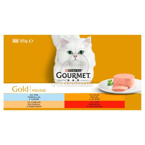 Gourmet Gold Pástétom nedves eledel 4 x  85 g
