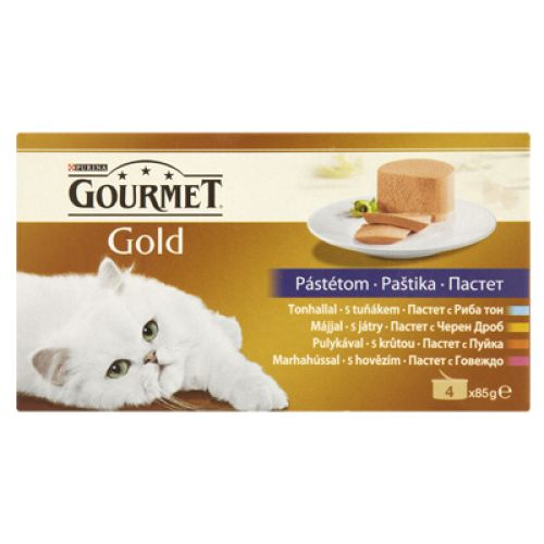Gourmet Gold Pástétom nedves eledel 4 x  85 g