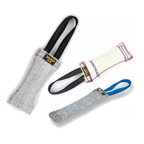 Julius-K9 pamut ütőzsák, 1 fogóval  10x2-3 cm
