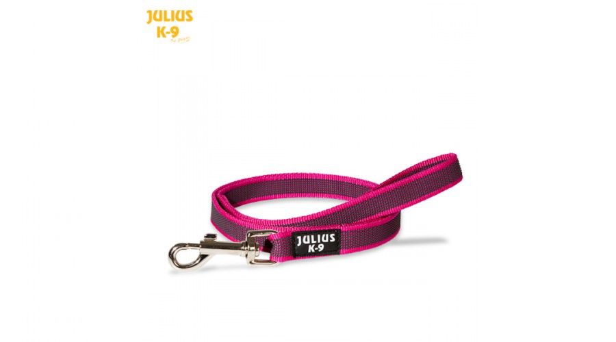 Julius-K9 gumírozott póráz, pink 1m / 20 mm  1 m