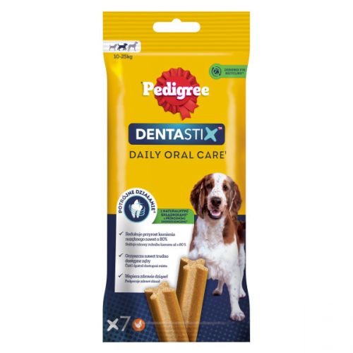 Pedigree DentaStix Medium - közepes testű kutyáknak m   180 g